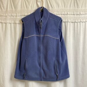 Eddie Bauer fleece vest.